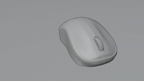 Computer Mouse Low-poly 3D model_2