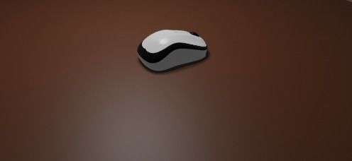 Computer Mouse Low-poly 3D model_6