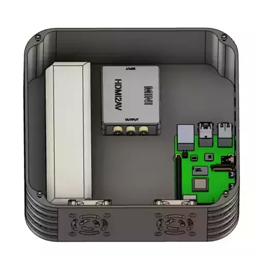 Case for Raspberry Pi Like MAC Mini 3D print model