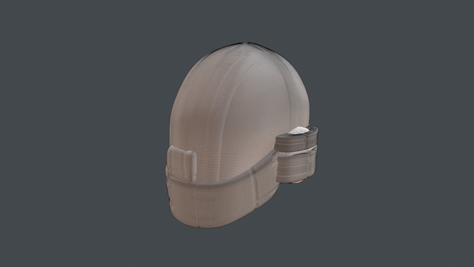 High quality scifi helmet high poly sculpt 3d printable 3D model_8