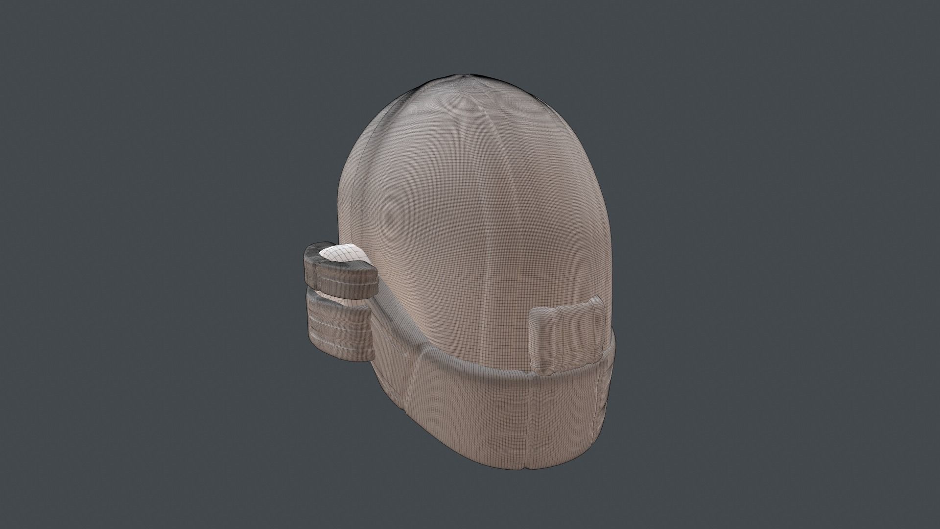 High quality scifi helmet high poly sculpt 3d printable 3D model_9