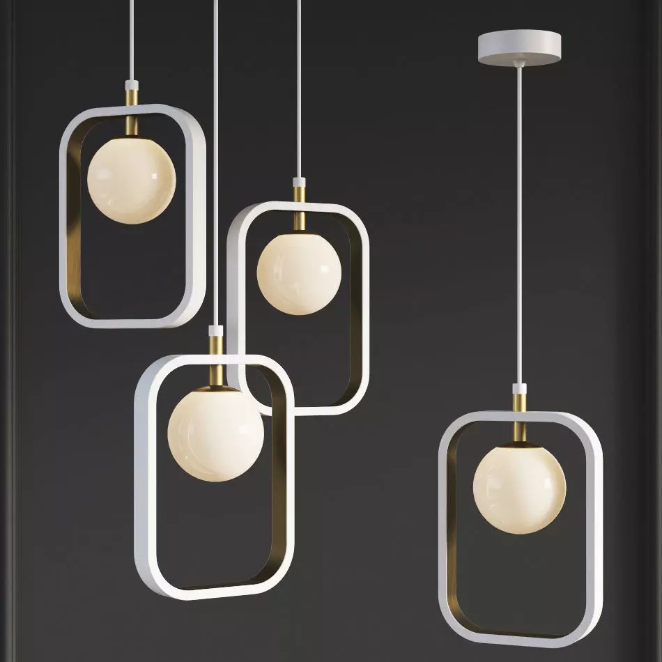 Suspension Light Avola Gold Maytoni Modern 3D model_0
