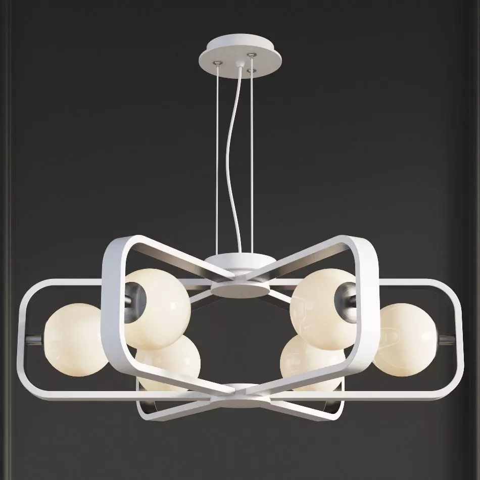 Chandelier Suspension Light Avola Chrome Maytoni Modern 3D model_0