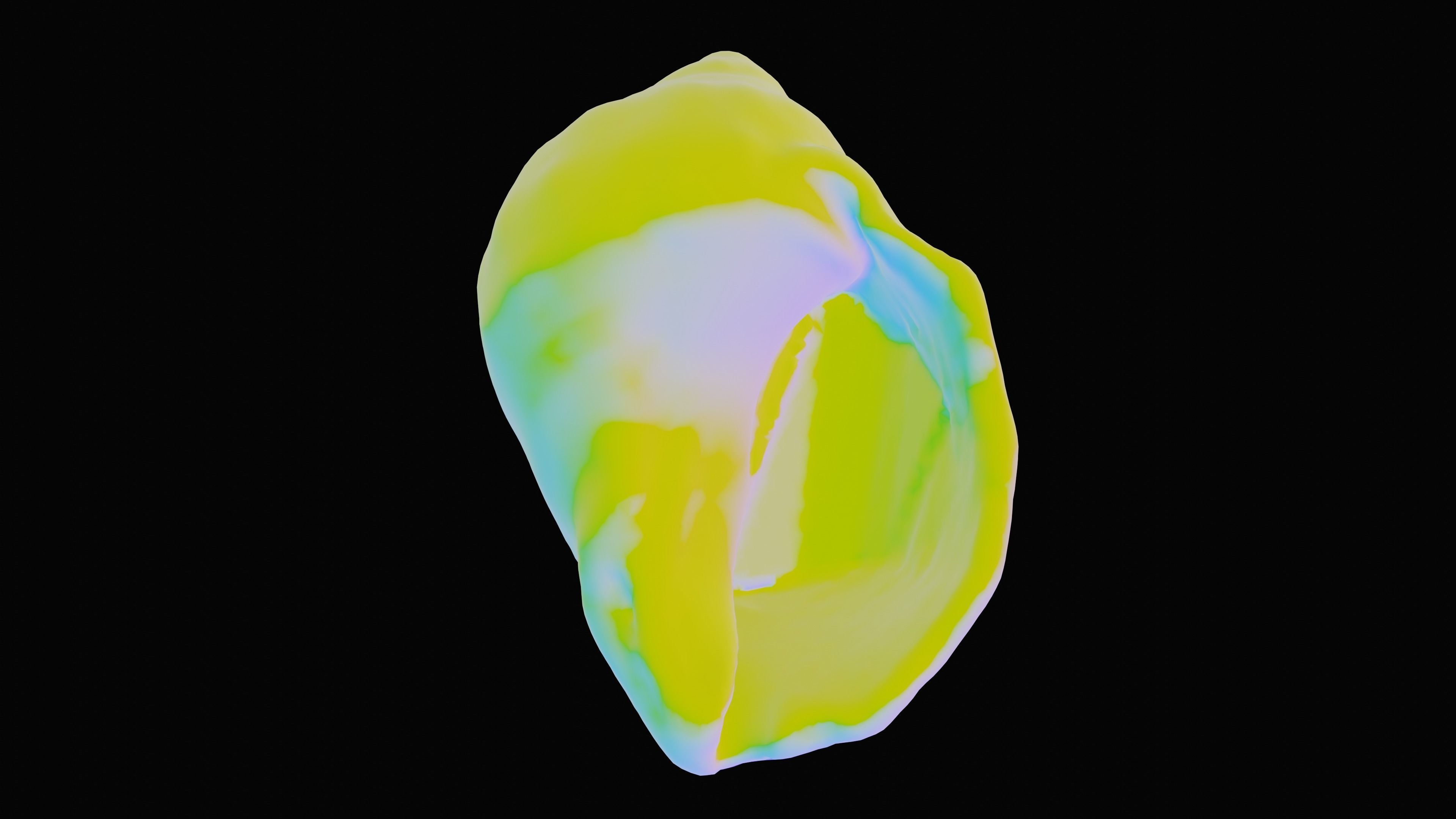 Tulip Sea Shell Low-poly 3D model_28