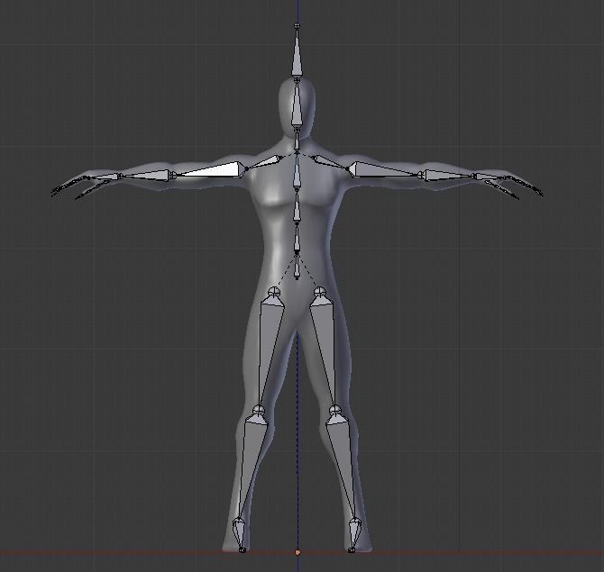 Basic Human Male Low-poly 3D model_2