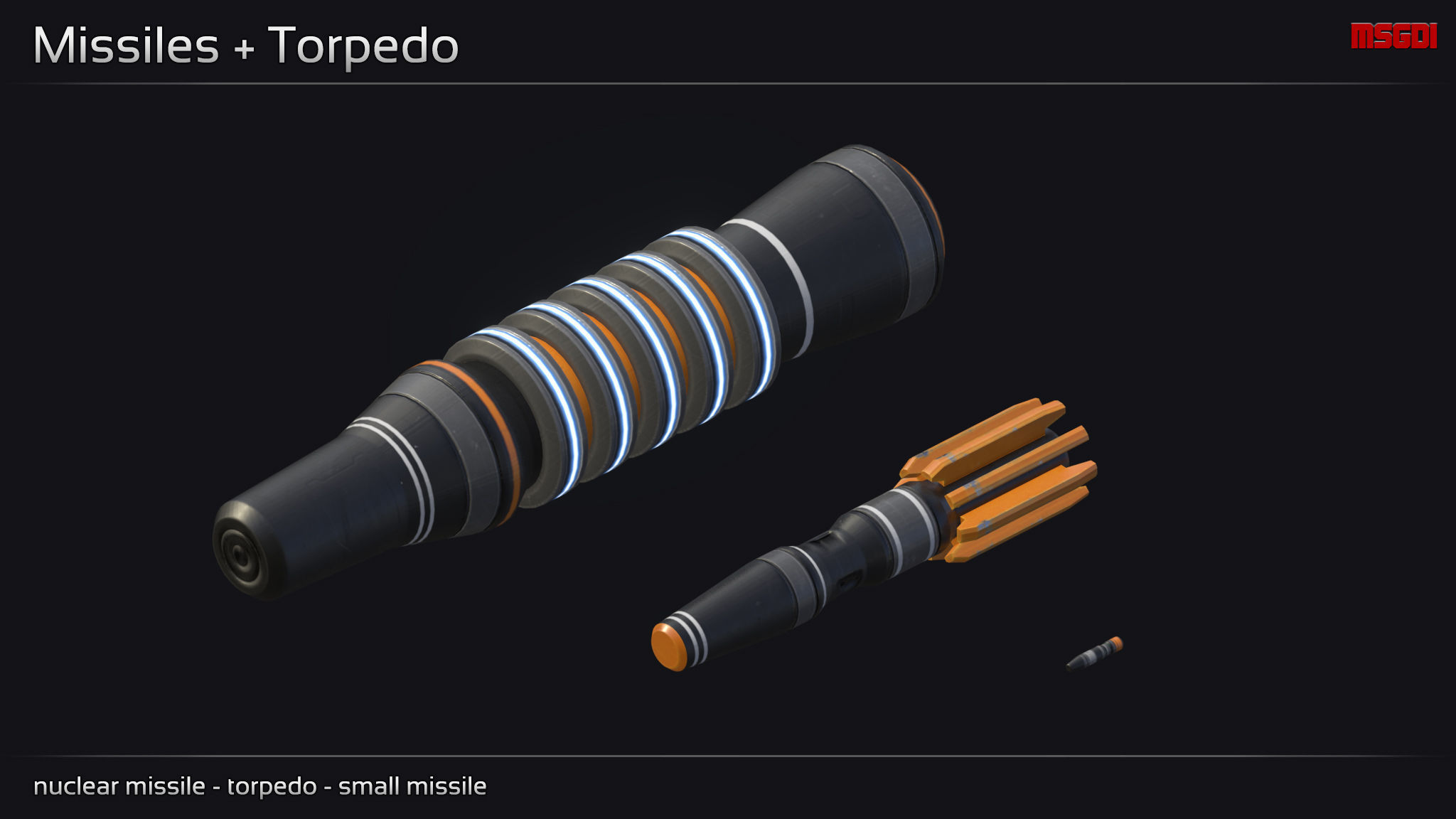 Ankla Alien Battleship Low-poly 3D model_2