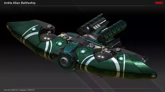 Ankla Alien Battleship