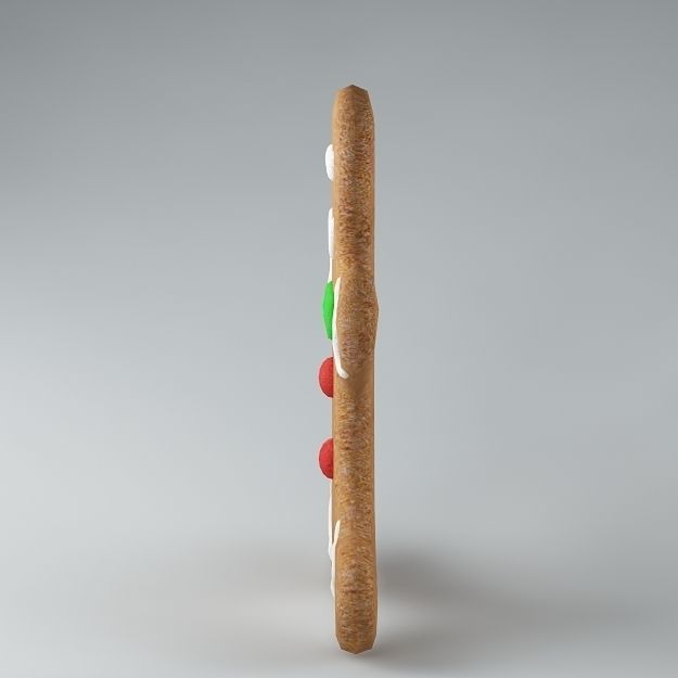 Gingerbread Man 02 3D model_3