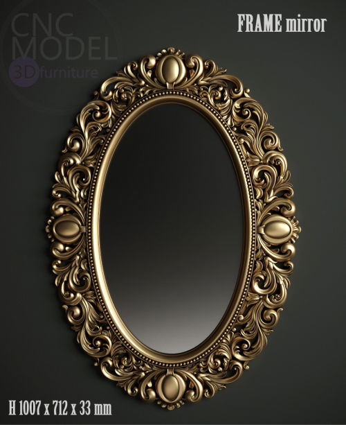 Frame Mirror 3D model_2