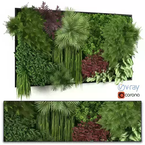 Vertical Garden 02 3D model