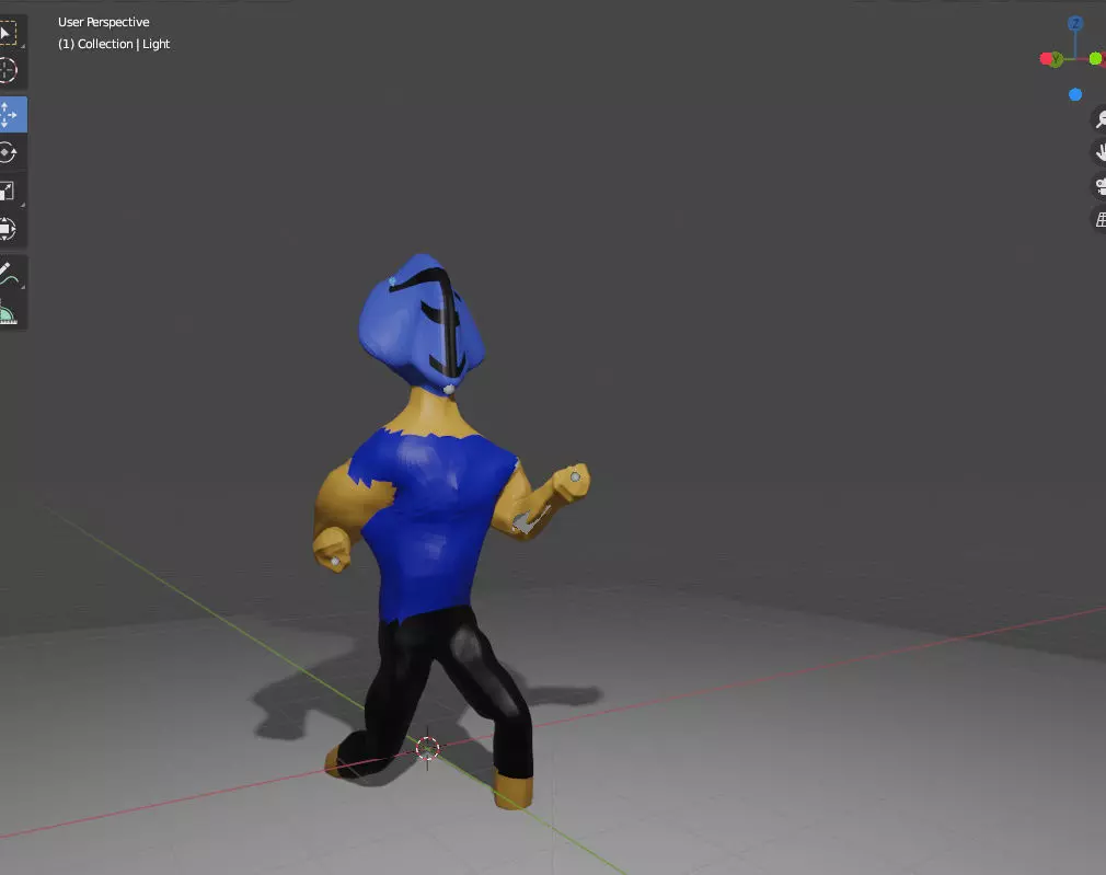 Alien Charcter With Bones Free 3D model