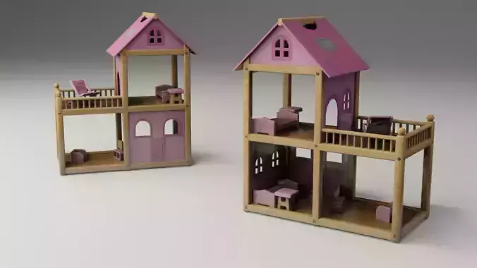 Children Toy Dollhouse