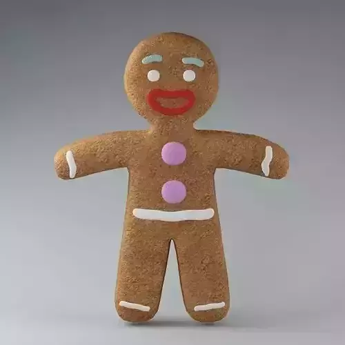 Gingerbread Man 03 3D model