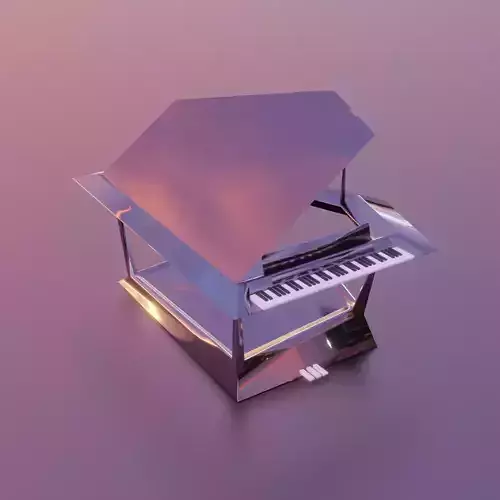 Grand Piano - Roland GPX-F1 Facet 3D model