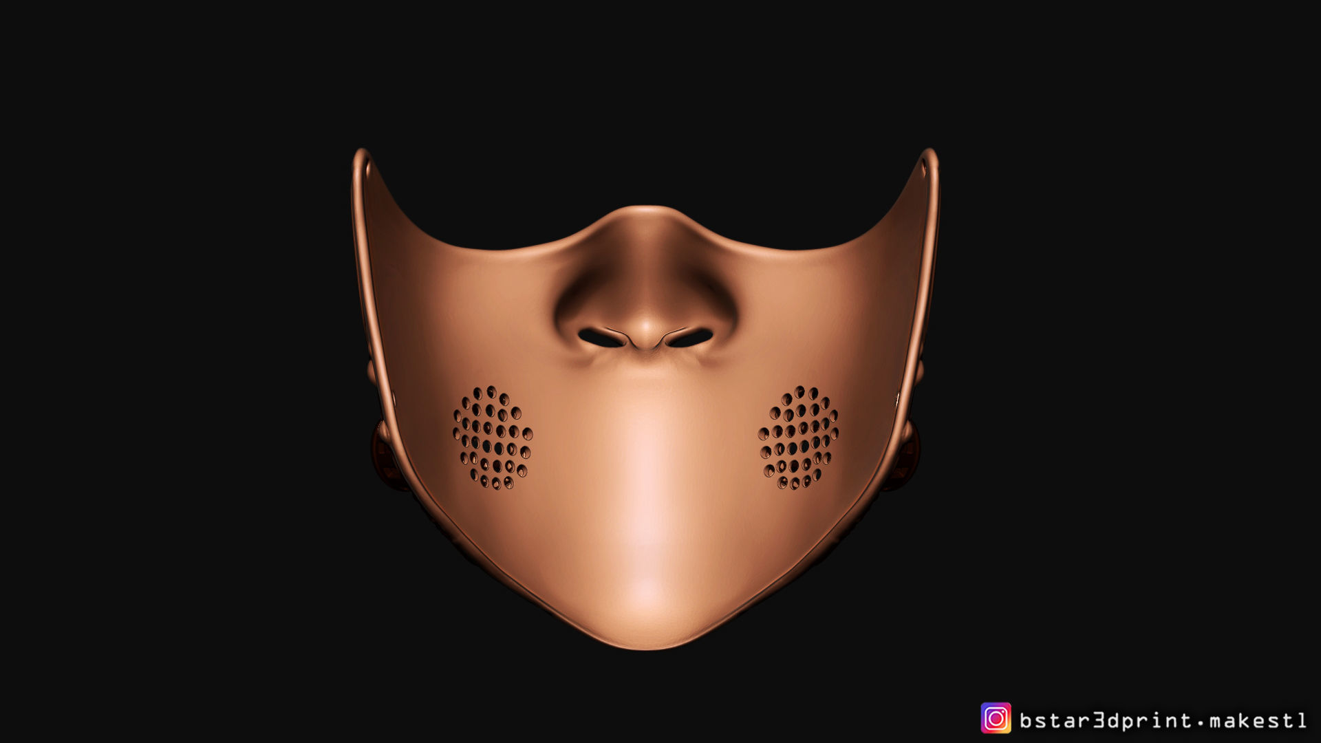 Face mask - Samurai Covid Mask 3D print model_40