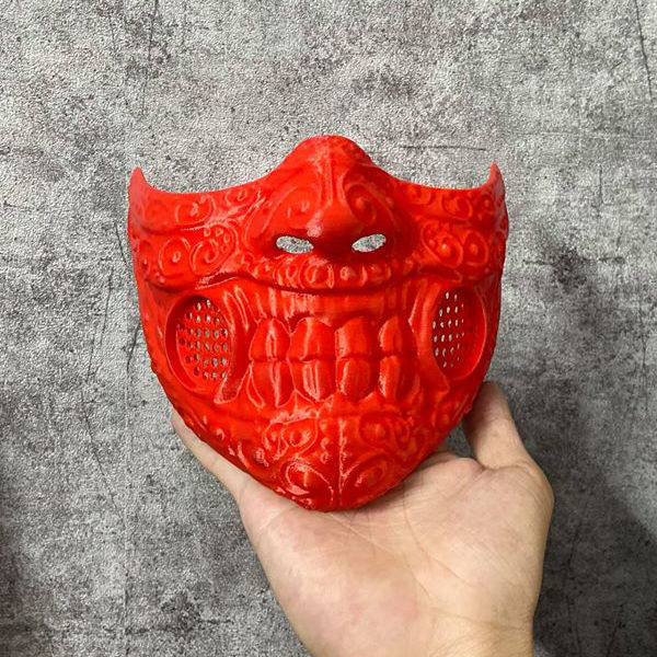 Face mask - Samurai Covid Mask 3D print model_46