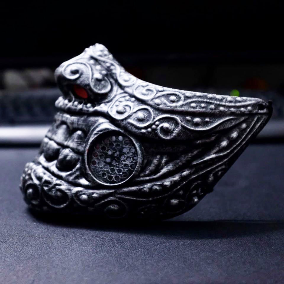 Face mask - Samurai Covid Mask 3D print model_13