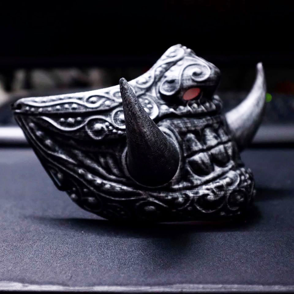 Face mask - Samurai Covid Mask 3D print model_8