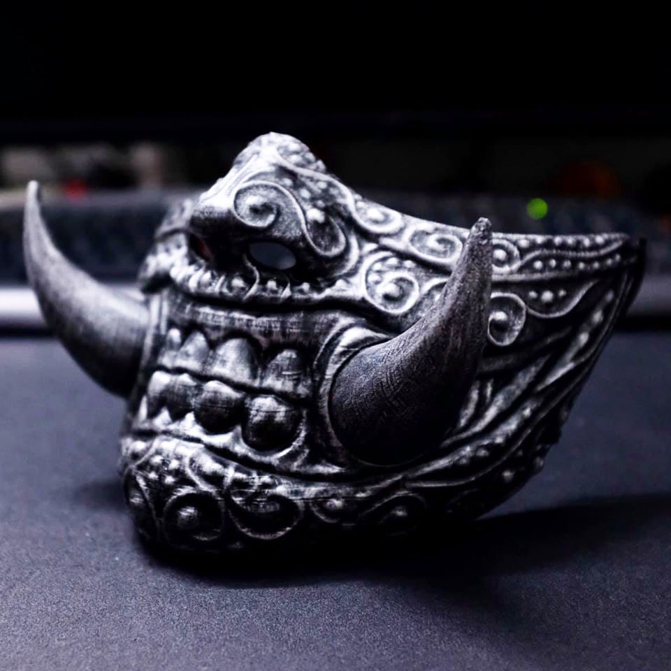 Face mask - Samurai Covid Mask 3D print model_9