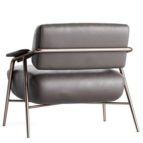 Potocco Stay Armchair 3D model 2