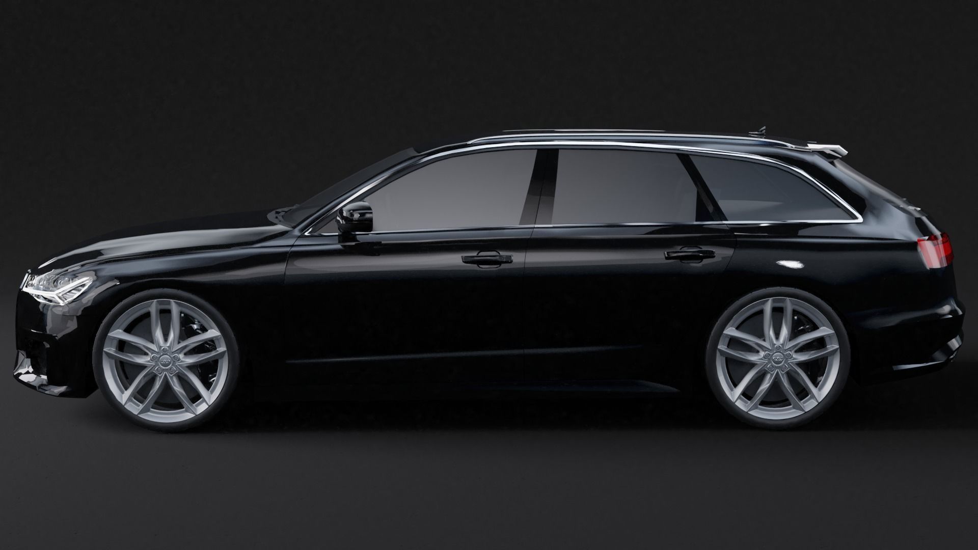 Audi A6 Avant 2017 3D model_2