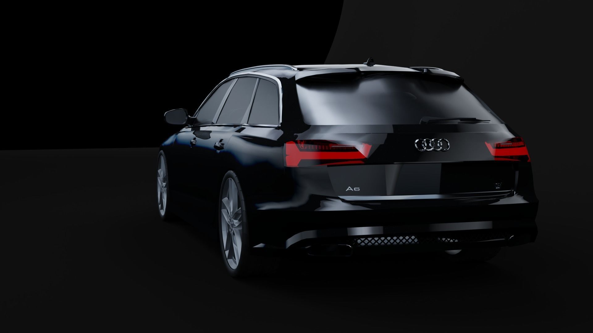 Audi A6 Avant 2017 3D model_3