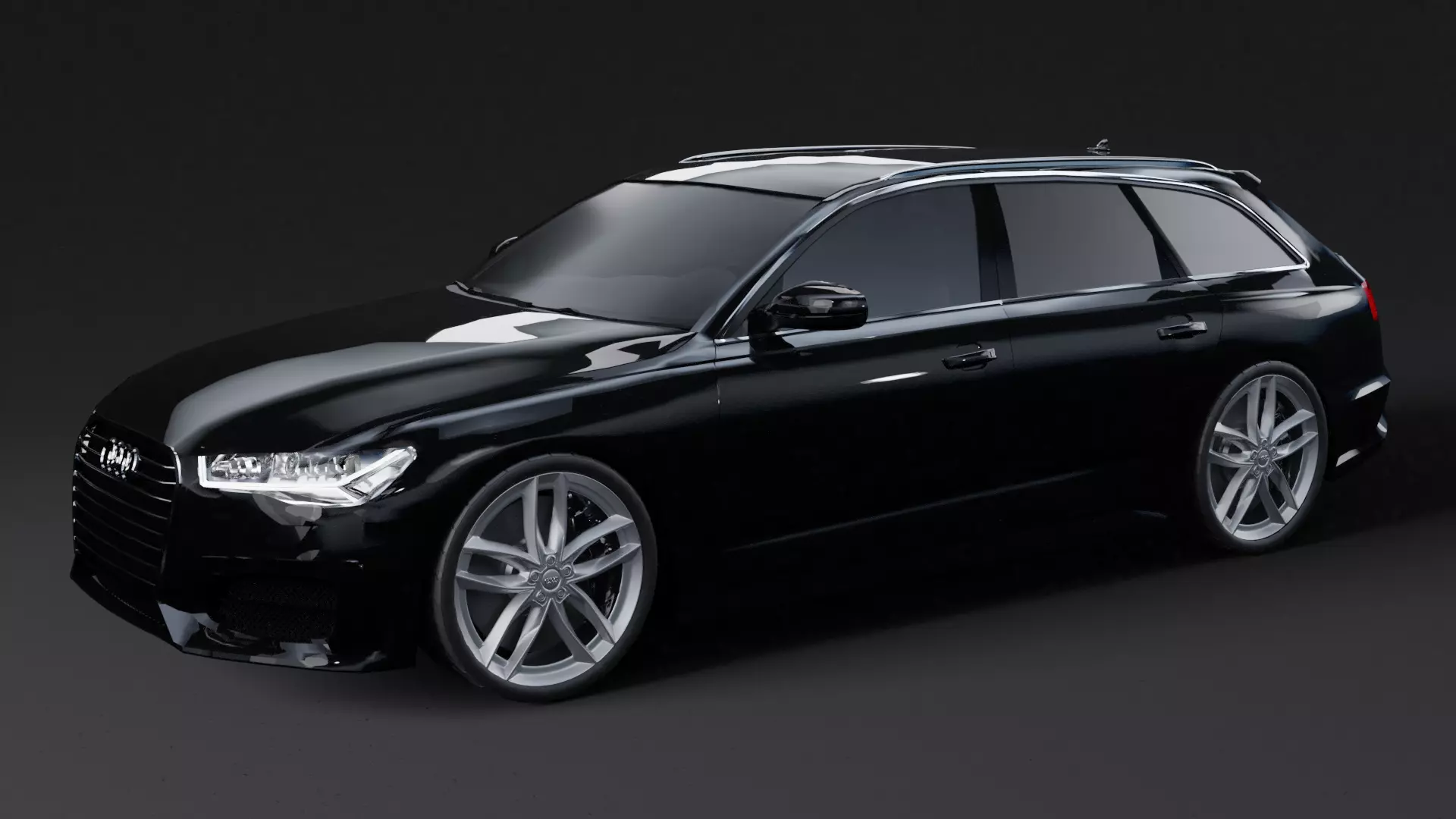 Audi A6 Avant 2017 3D model_0