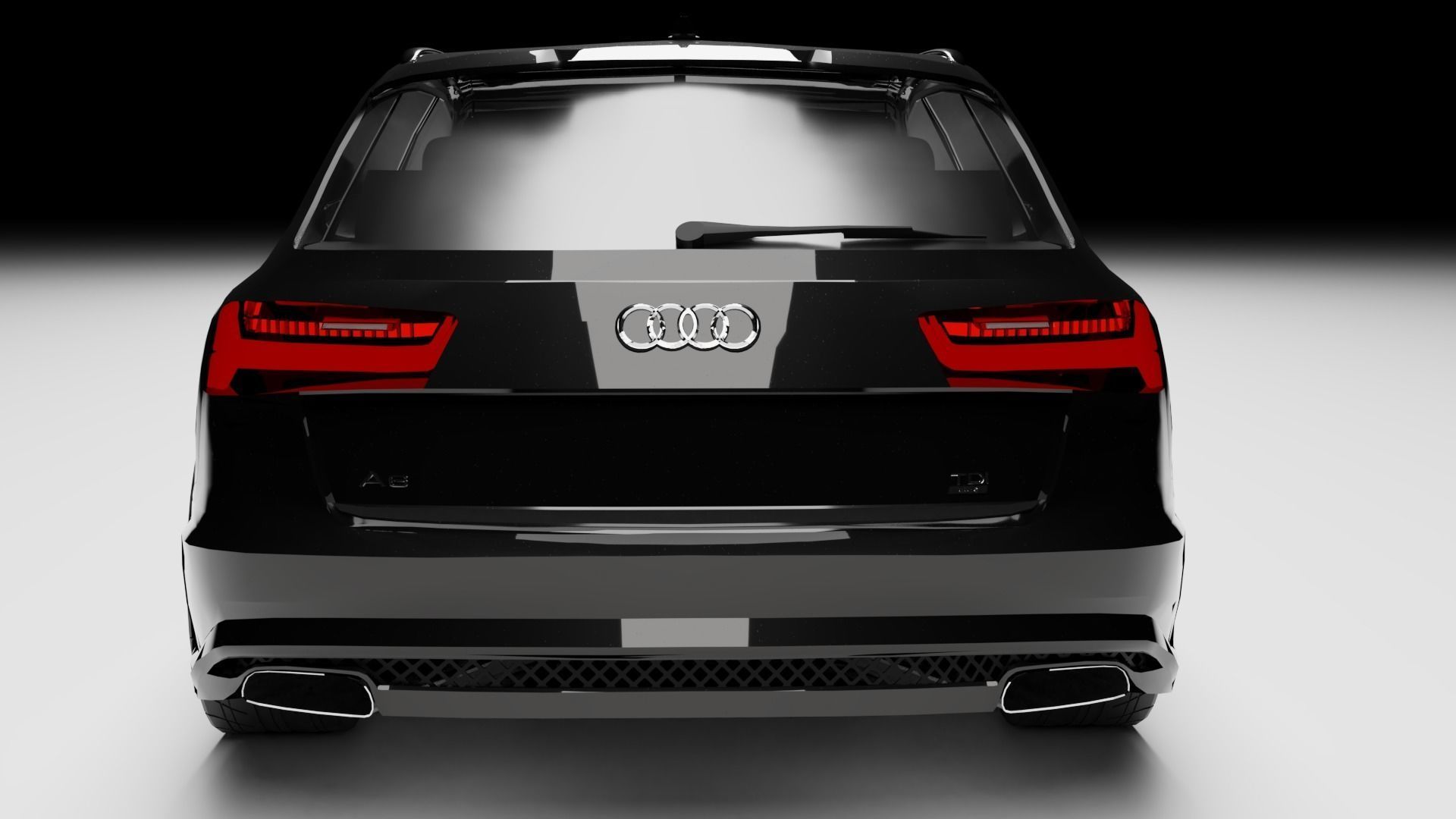 Audi A6 Avant 2017 3D model_4