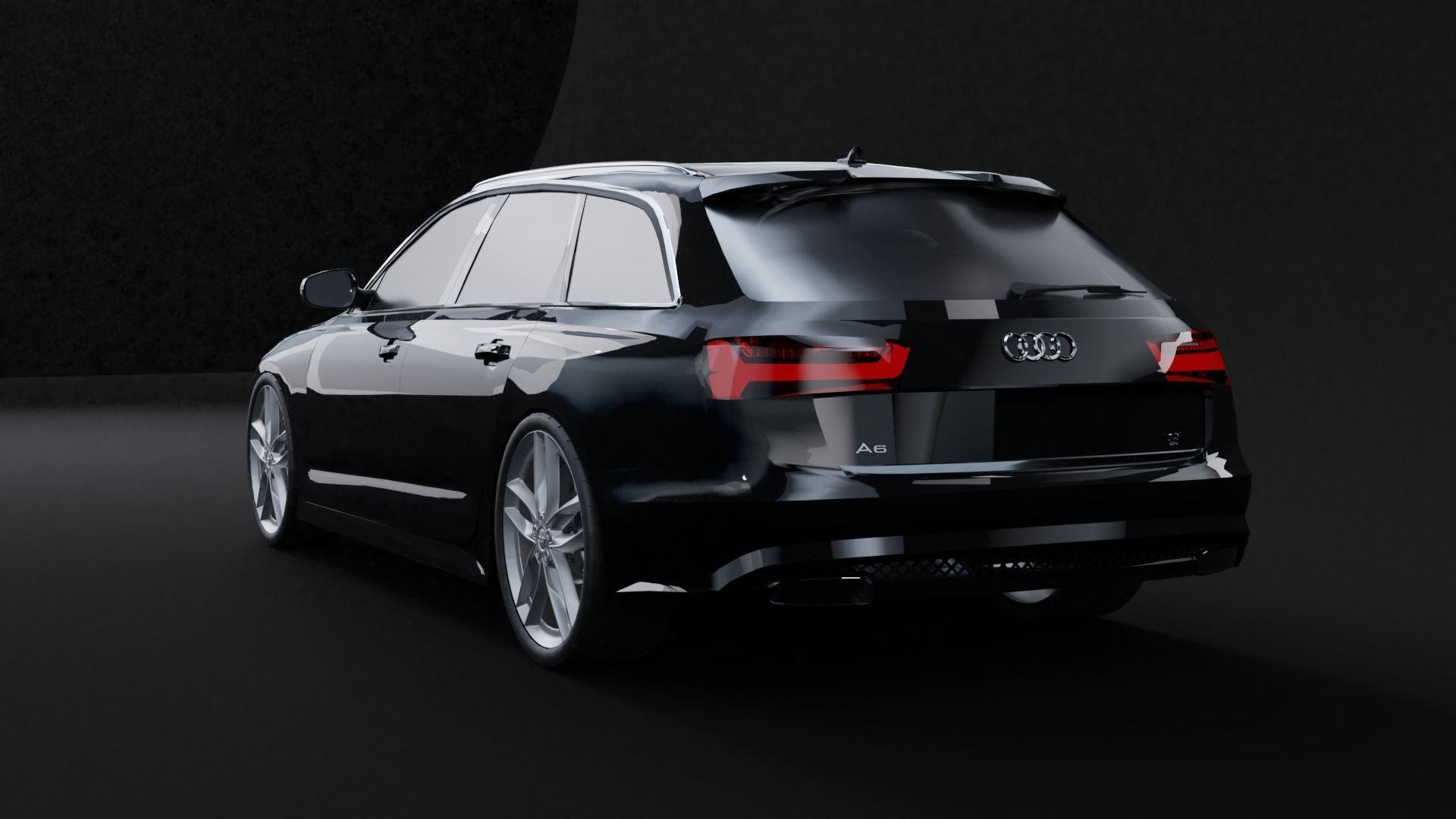 Audi A6 Avant 2017 3D model_1