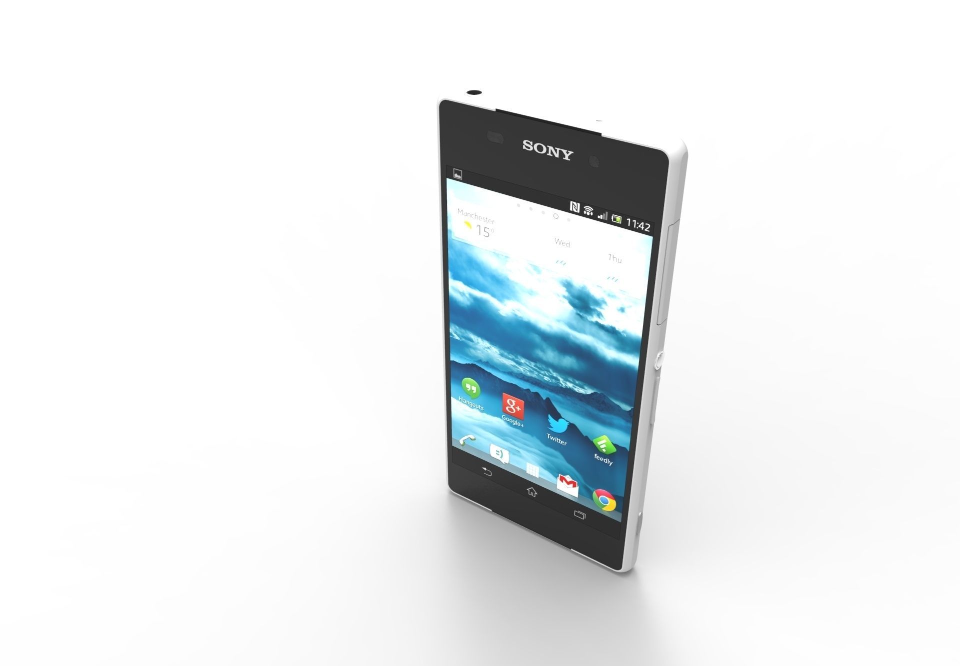 Sony Xperia Z2 Free 3D model_4