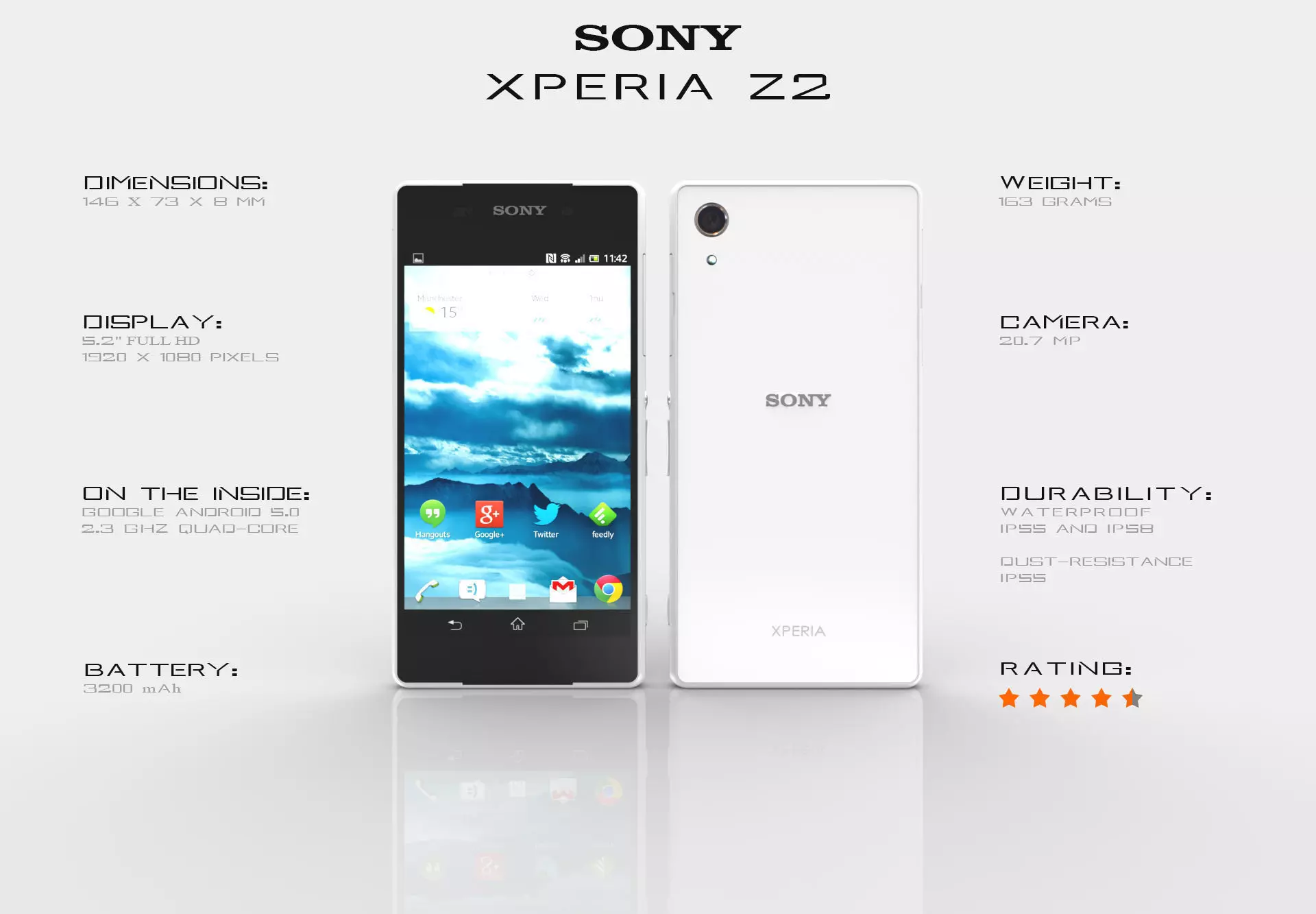 Sony Xperia Z2 Free 3D model_0