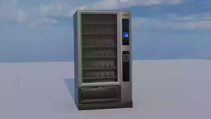Game Ready LowPoly Vending Machine