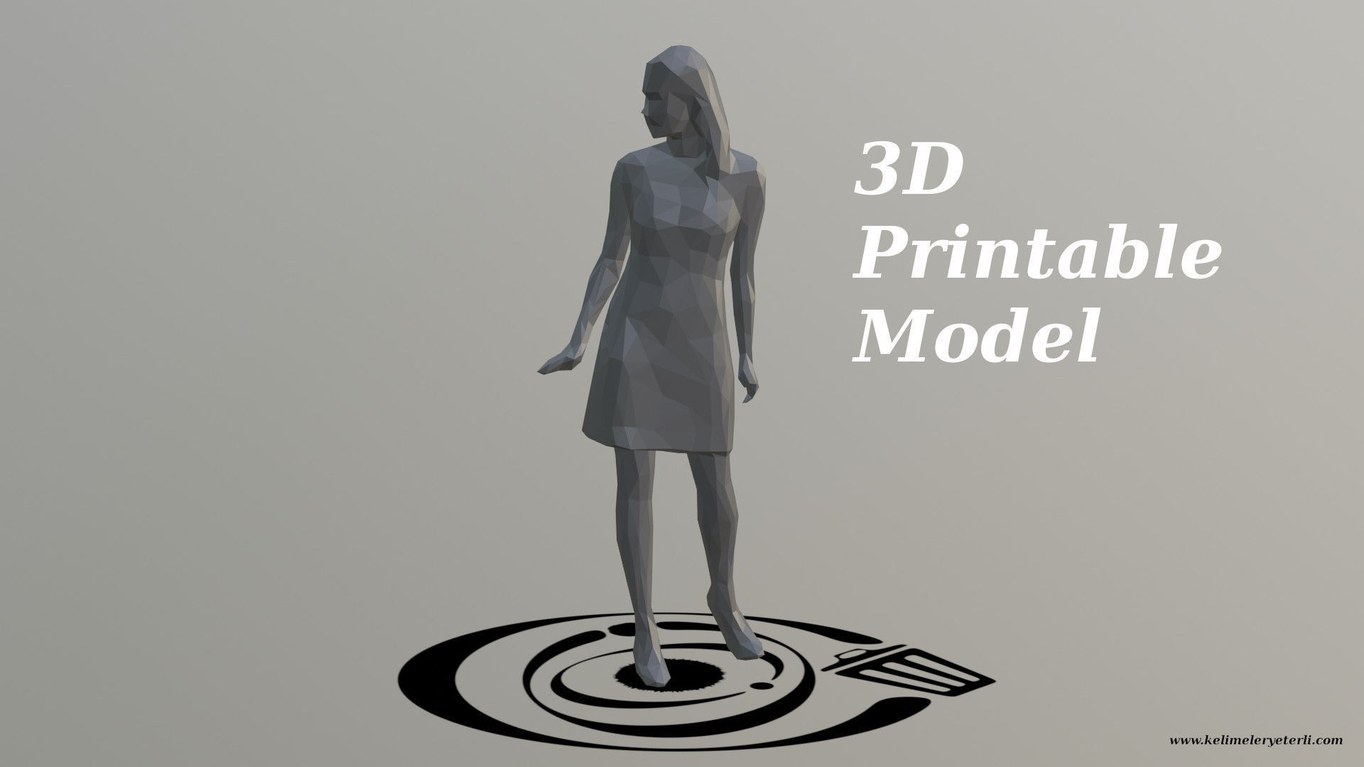 Human 031 LP R Low-poly 3D model_4