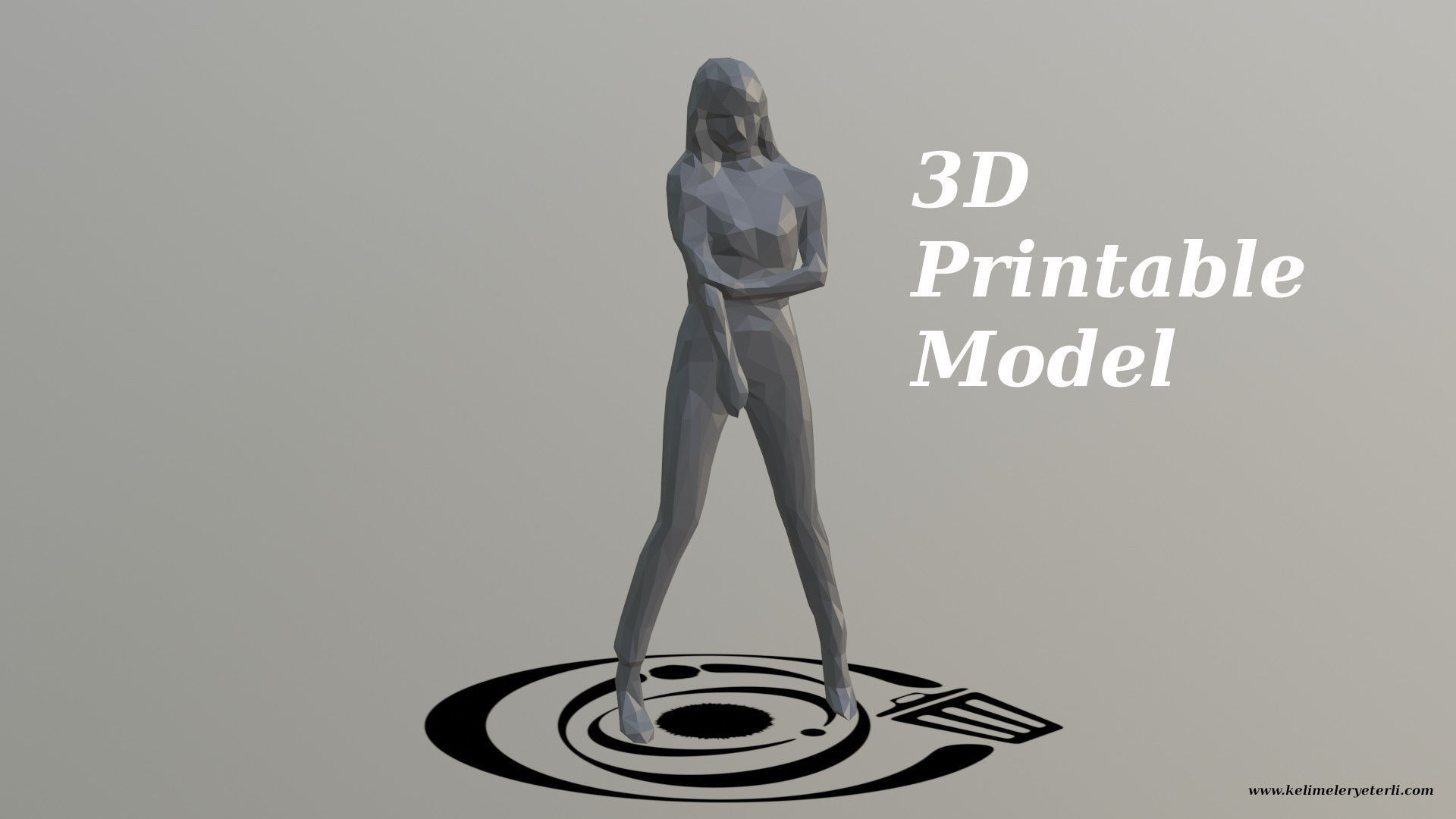 Human 032 LP R Low-poly 3D model_4