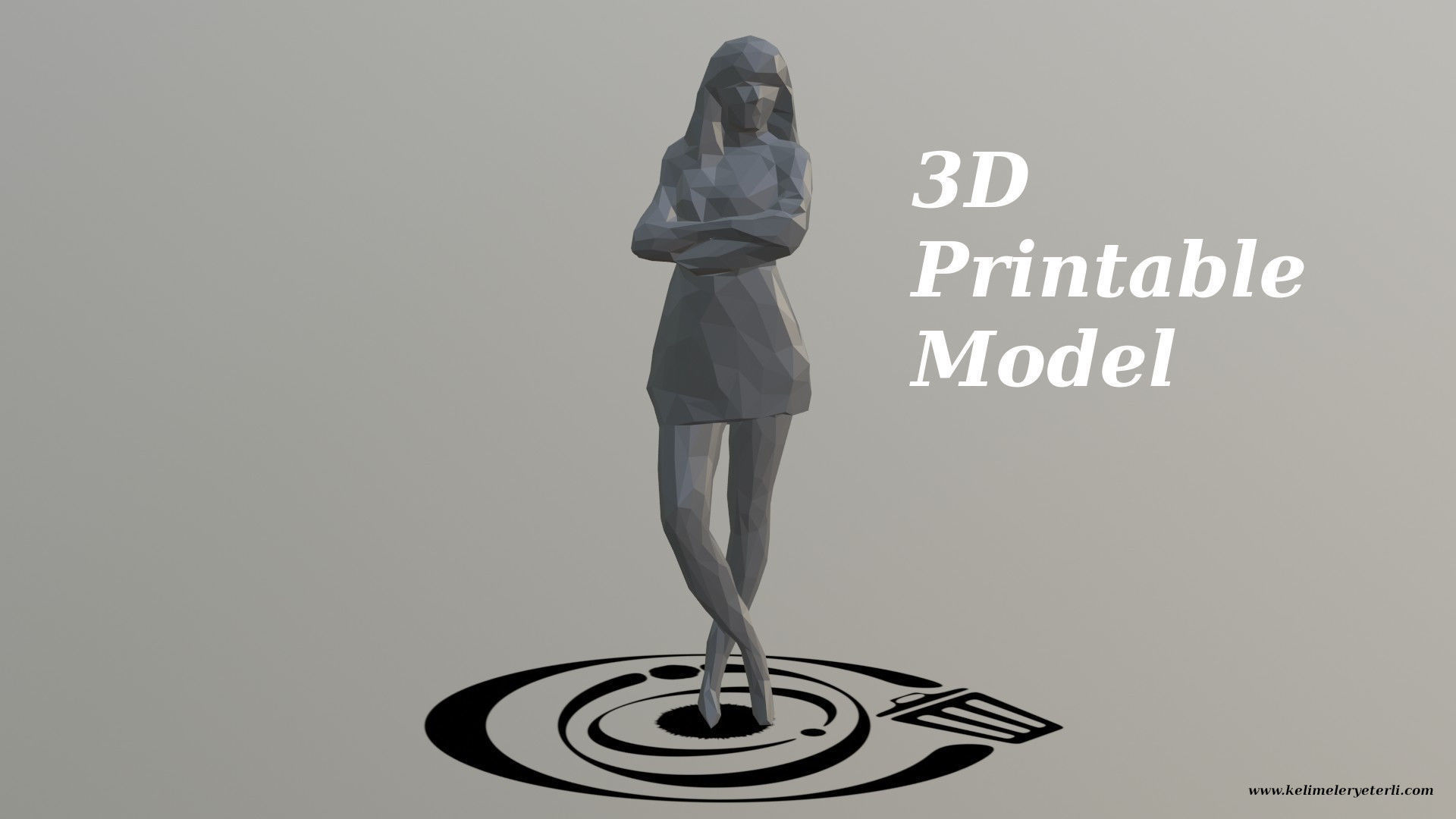 Human 033 LP R Low-poly 3D model_4