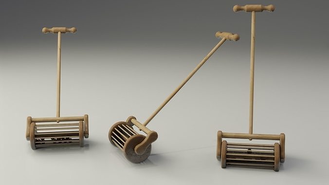 Children Toy Lawnmower Low-poly 3D model