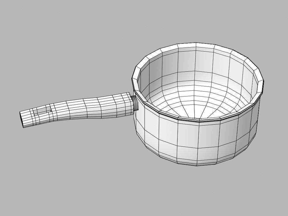 Cookware Set cooking pot 3D model_114