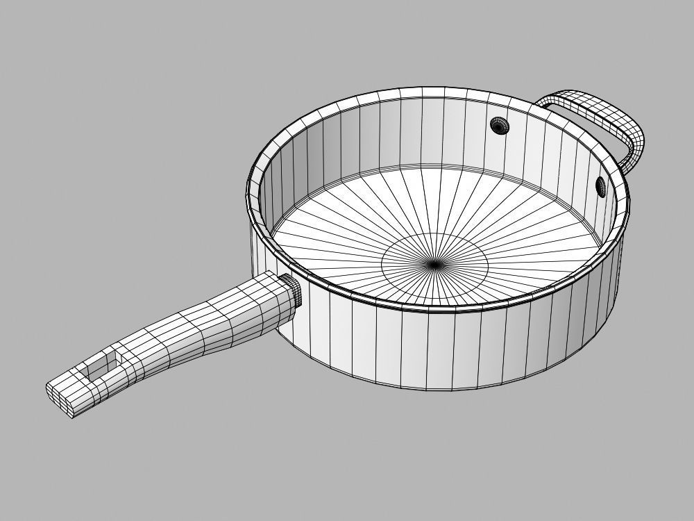 Cookware Set cooking pot 3D model_63