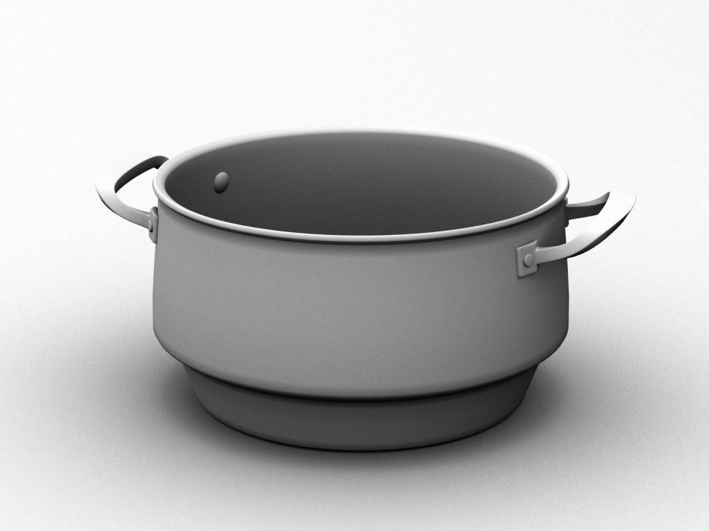 Cookware Set cooking pot 3D model_127