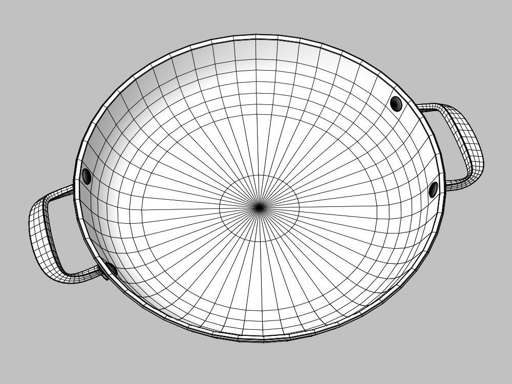 Cookware Set cooking pot 3D model_61