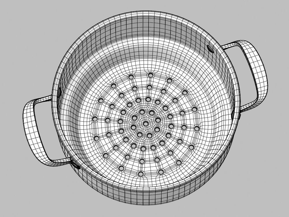 Cookware Set cooking pot 3D model_137