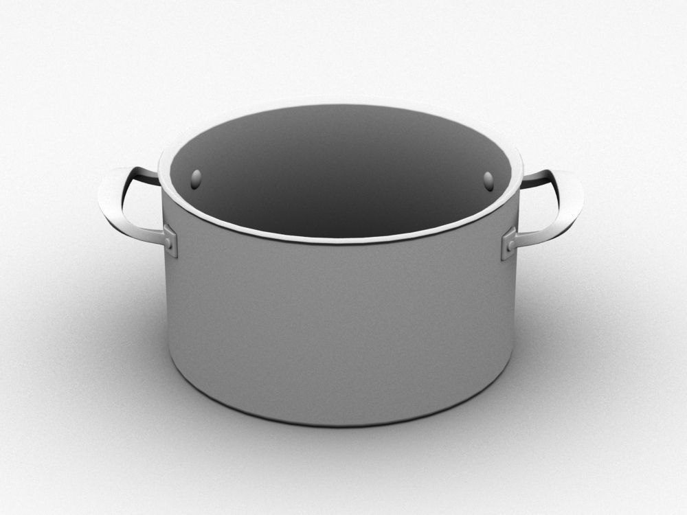 Cookware Set cooking pot 3D model_131