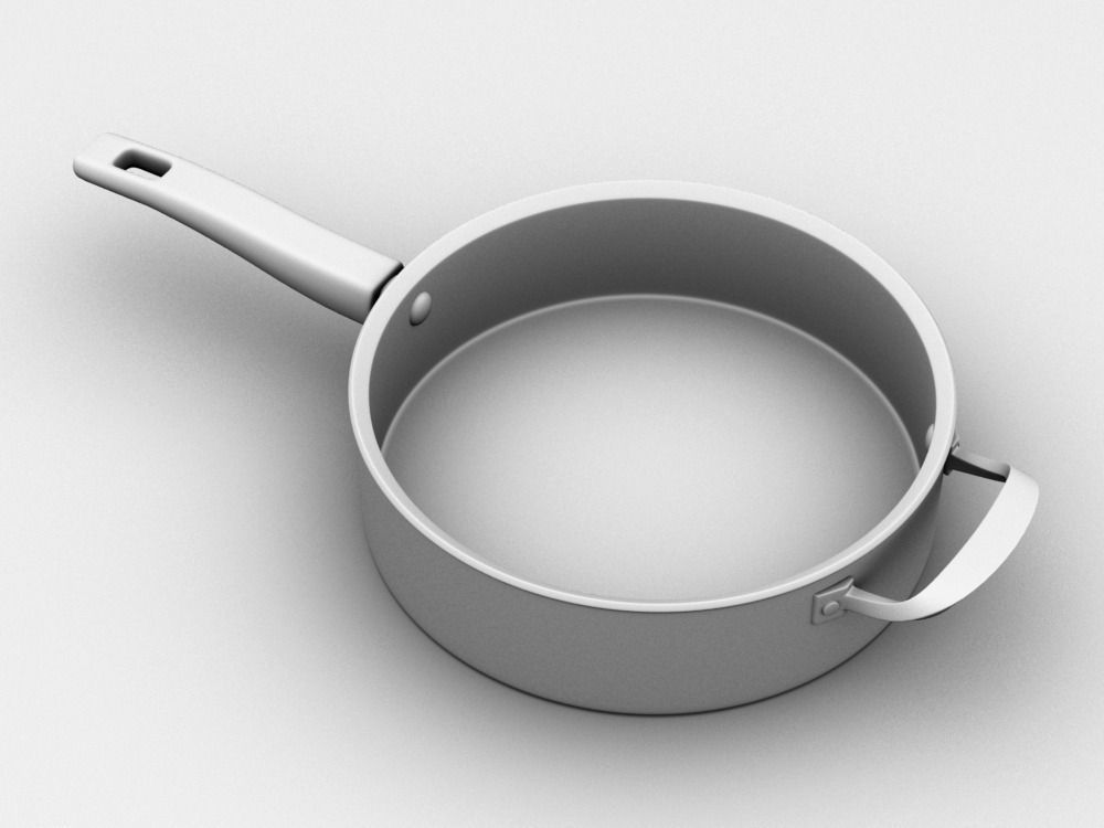 Cookware Set cooking pot 3D model_55