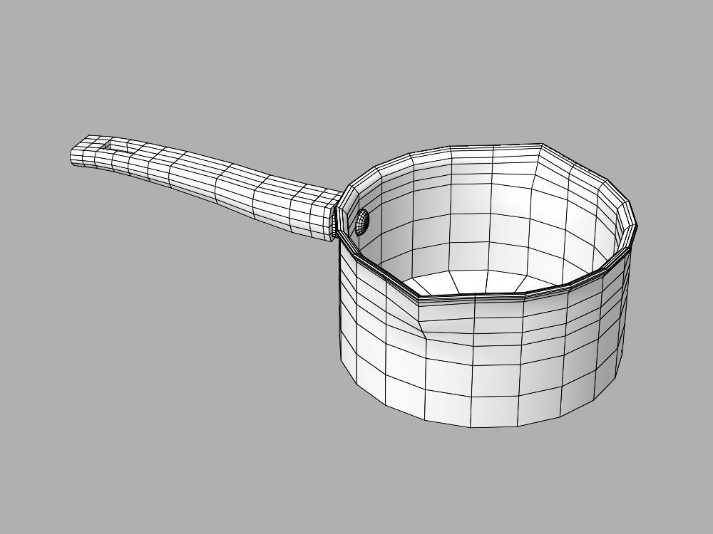 Cookware Set cooking pot 3D model_107
