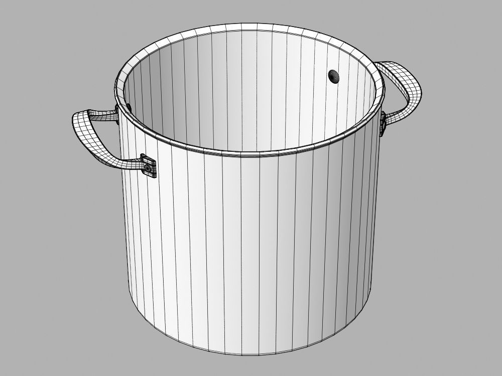 Cookware Set cooking pot 3D model_141