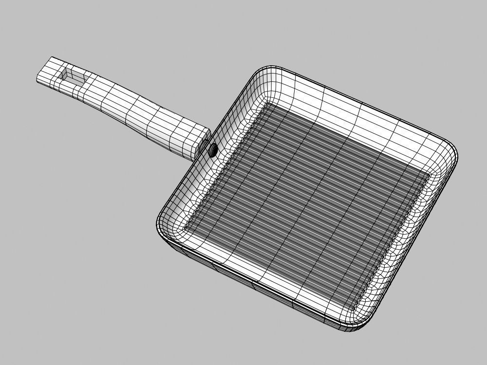 Cookware Set cooking pot 3D model_76