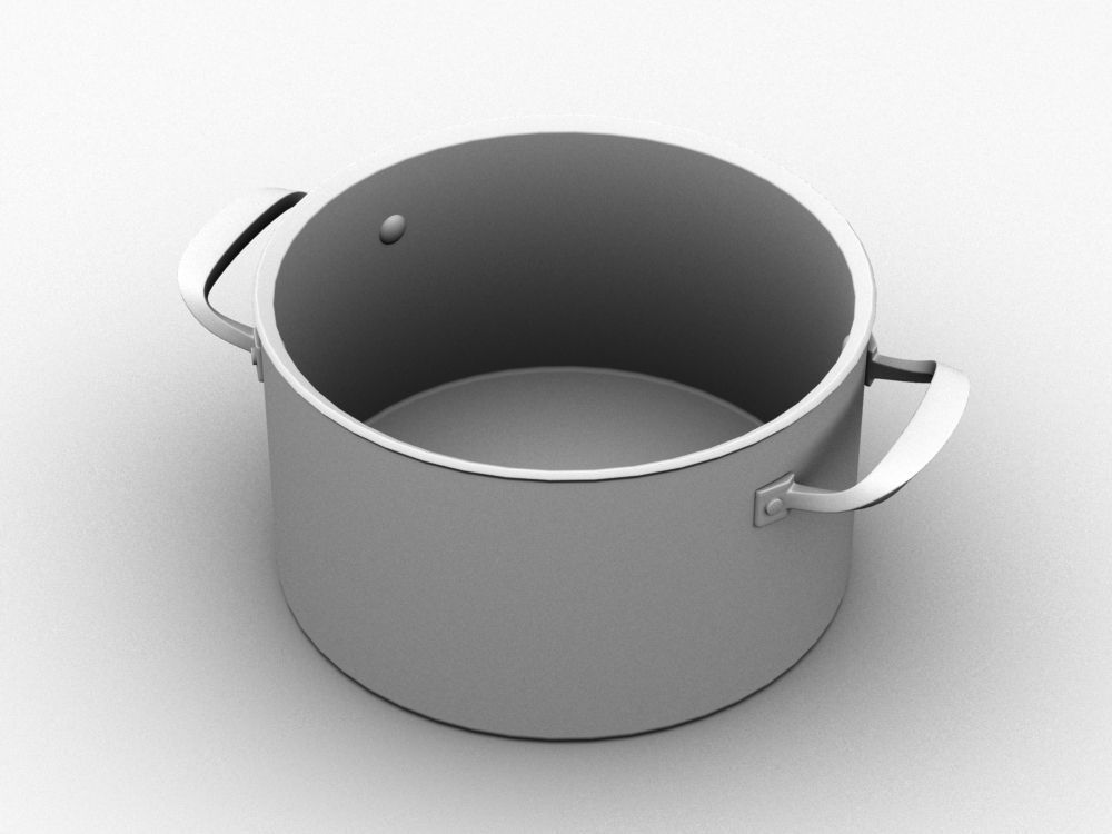 Cookware Set cooking pot 3D model_129