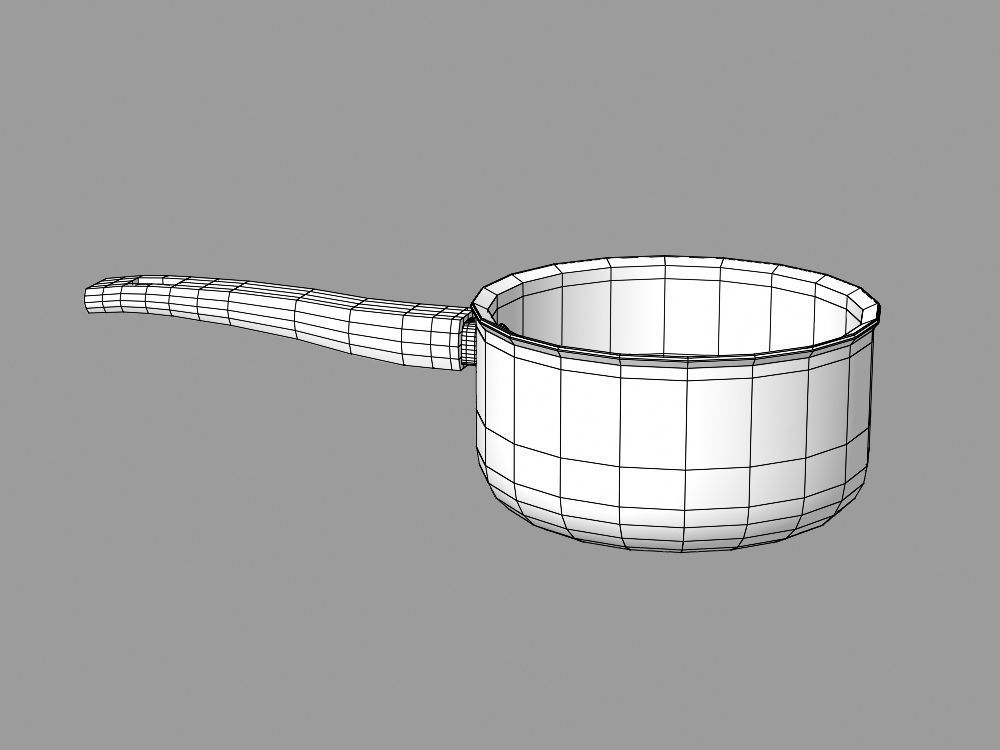 Cookware Set cooking pot 3D model_118