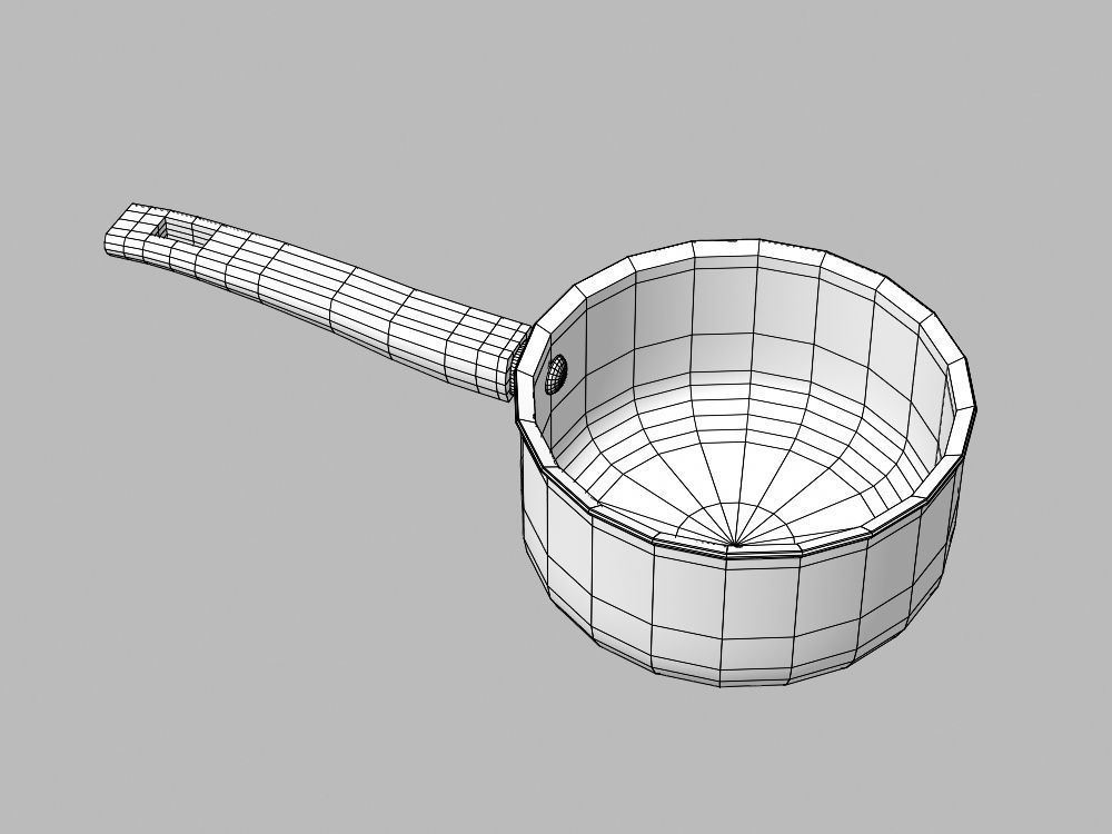 Cookware Set cooking pot 3D model_116