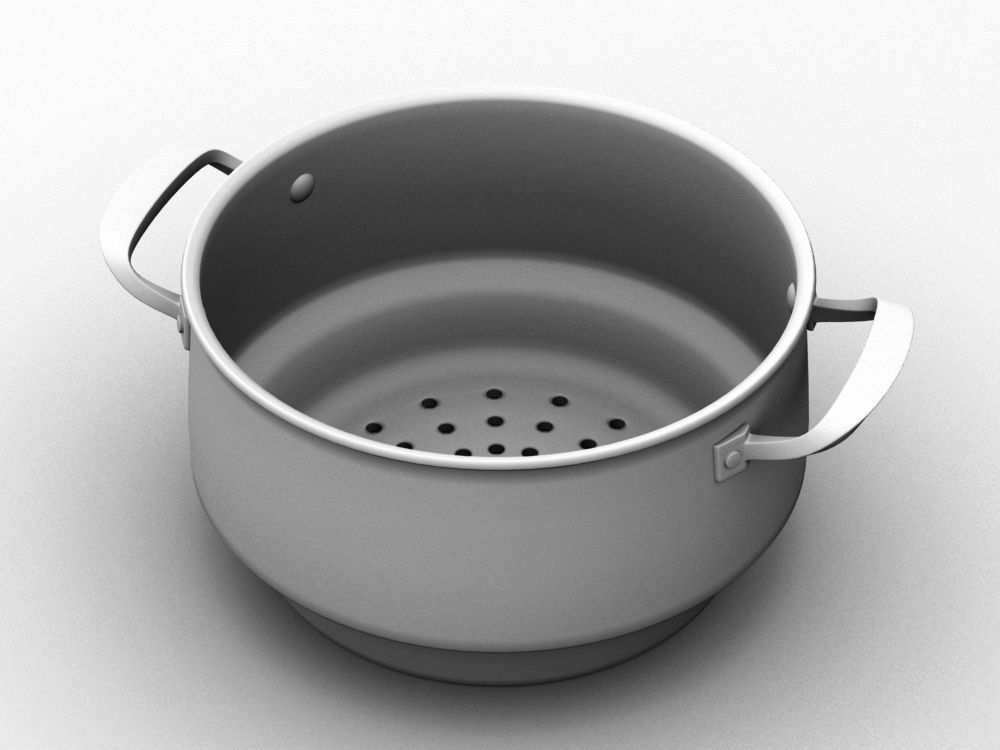 Cookware Set cooking pot 3D model_126